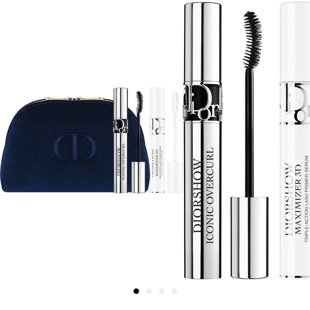 The Dior show limited edition set. Makeup bag, primer & mascara